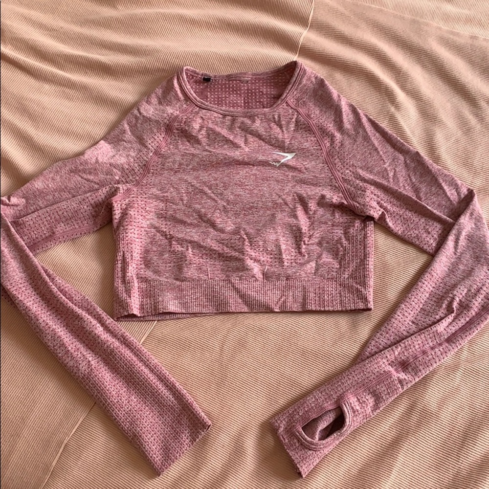 Gym shark long sleeve workout top